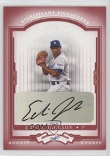 2004 Donruss Classics Rookie Significant Signatures Red Edwin Jackson Auto s7f