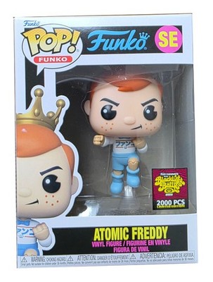 Funko Pop Atomic Freddy Figure Black Light Battle SDCC 2022