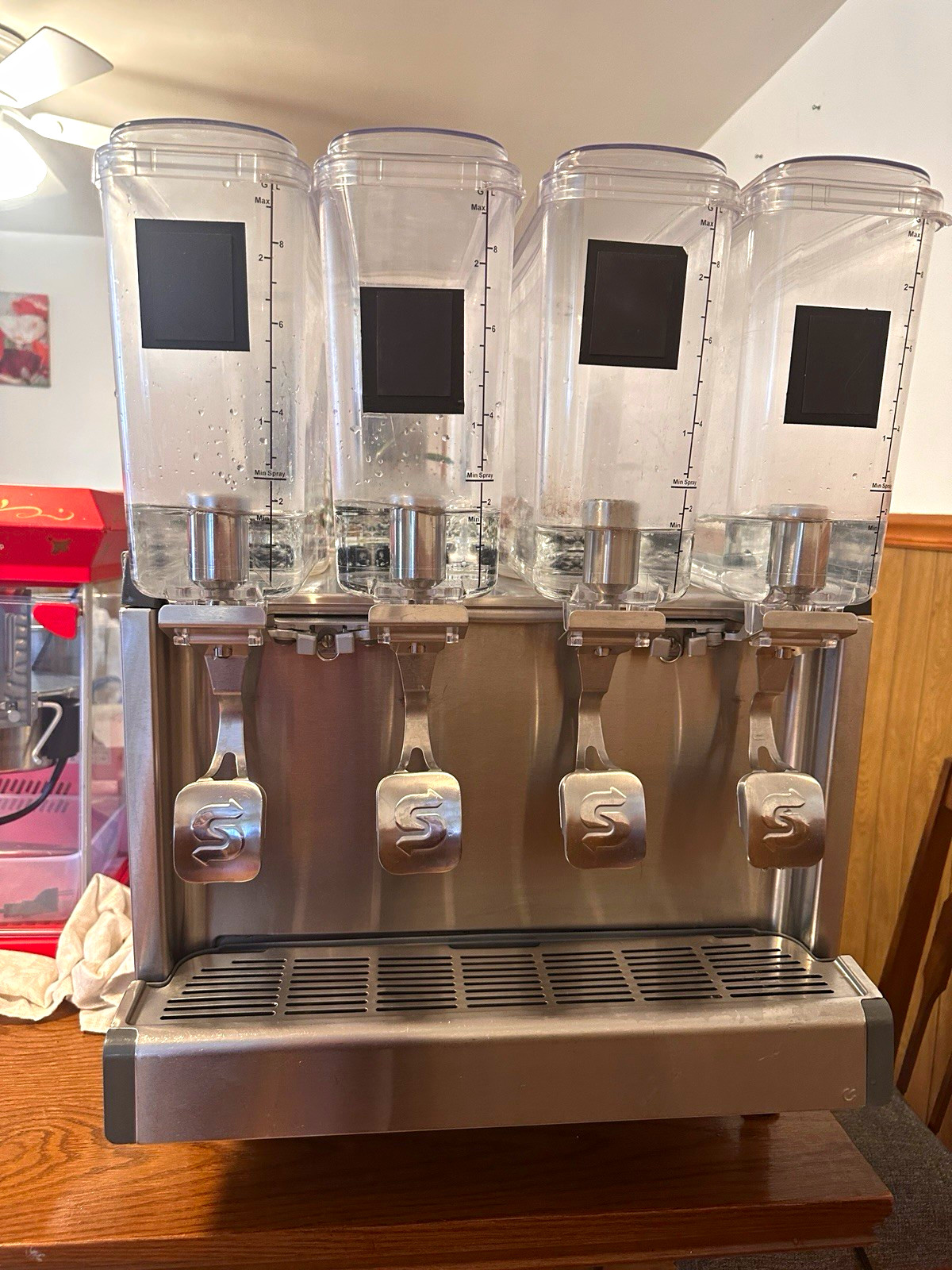 Crathco CS-4E/2D/3D-16 Cold Beverage Dispenser w/ Stand, 4 Bowls, 5.1-10 Gal