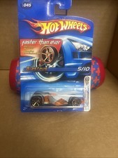 2005 Hot Wheels Faster Than Eve #45 First Editions BLASTOUS White/Orange w/FTESp