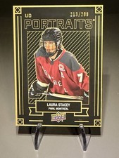 2023-24 Upper Deck PWHL First Edition Laura Stacey Portraits /299