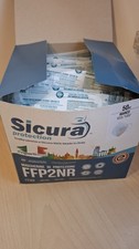 Sicura Mascherina FFP2 Mascherine Monouso, Pacco da 49 Pezzi - Bianche