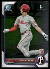 Logan Cerny 2022 Bowman Chrome Prospect Philadelphia Phillies #BCP-120