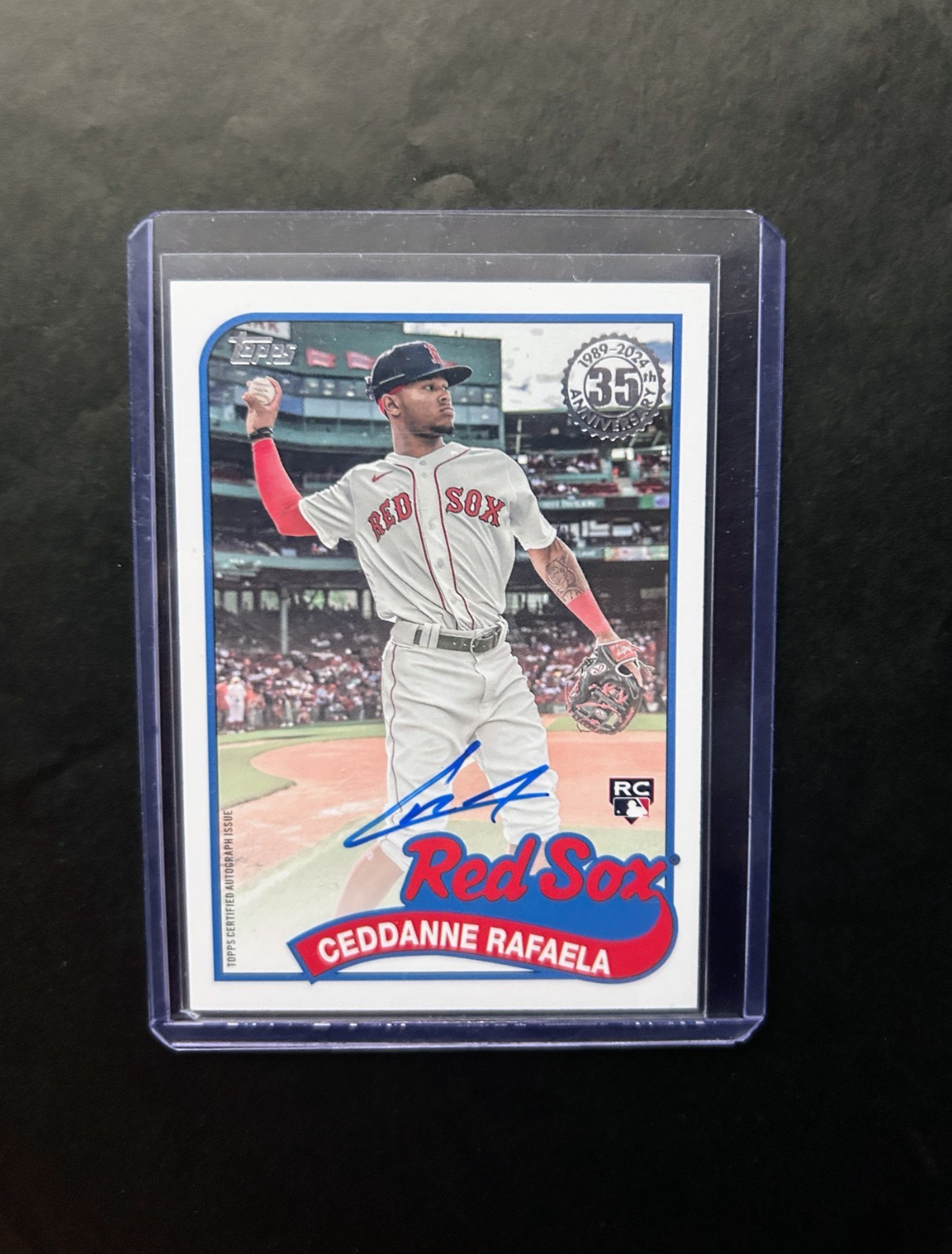 2024 Topps Update Series - 1989 Baseball Autographs - Ceddanne Rafaela RC