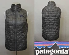 Patagonia Micro Puff Vest Women's M Gray Hiking/Active Wear Lightweight #J4724