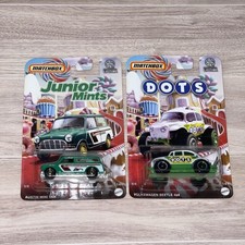 Matchbox Candy Series Junior Mint Austin Mini Van Dots Volkswagen Beetle 4x4