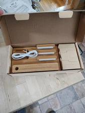 Bamboo Charging Station Organizer for Multiple Devices, Desktop Docking Stations