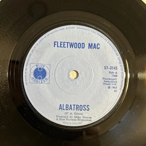 Fleetwood Mac - Albatross EX Vinyl 1st Solid UK Blue Horizon 7”