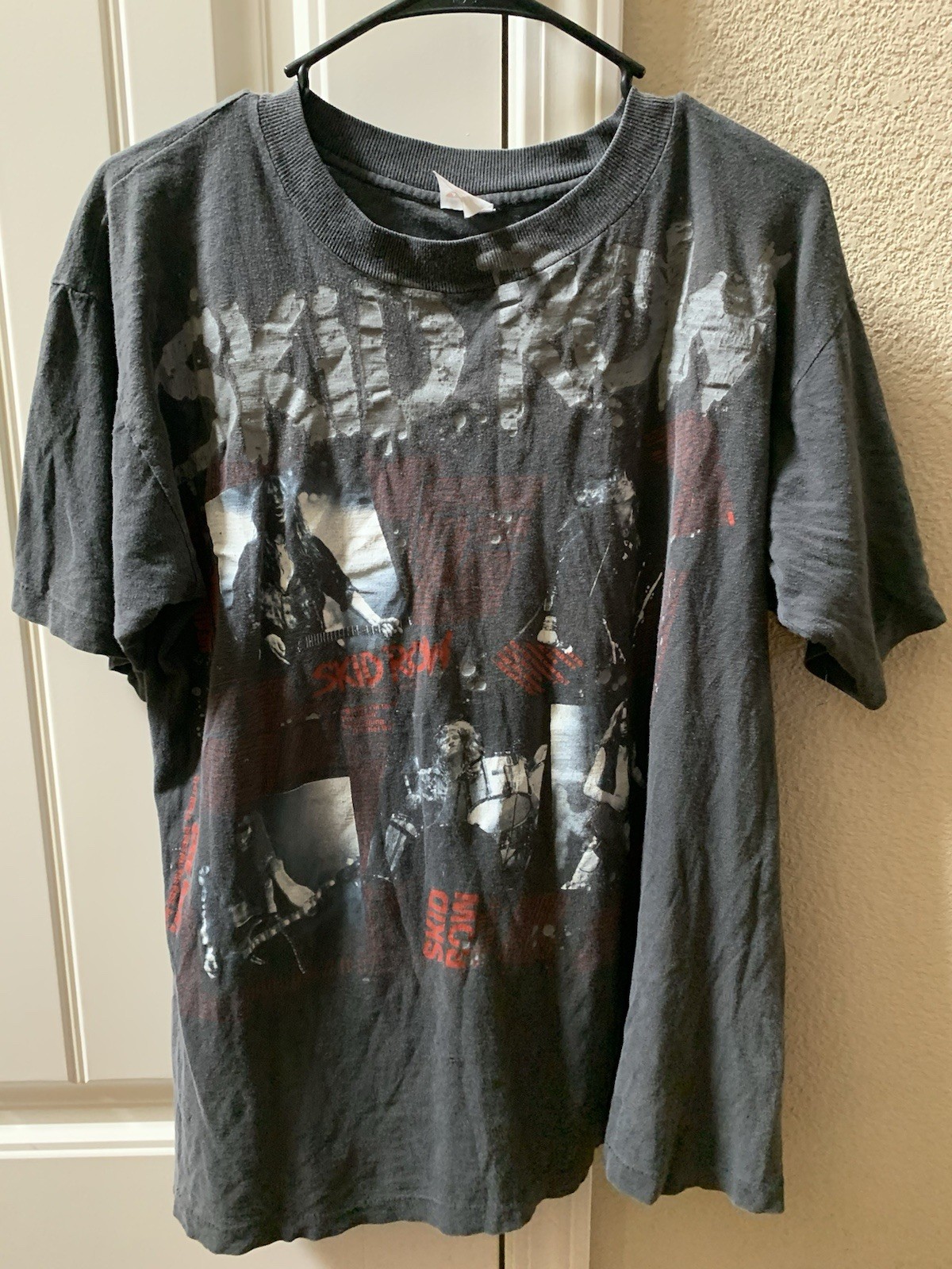 FILA Camicia vintage 1990 Skid Row 300 Gigs grande