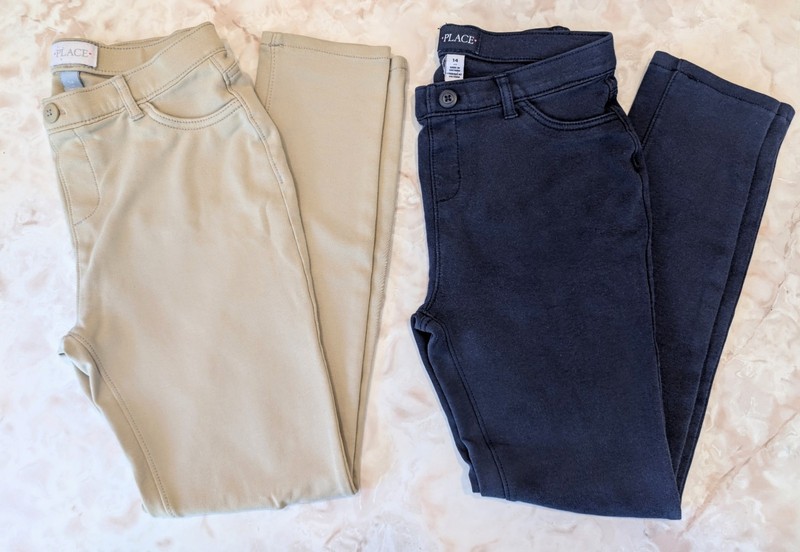 Children's Place Girls Size 14 Uniform Ponte Knit Jeggings Lot