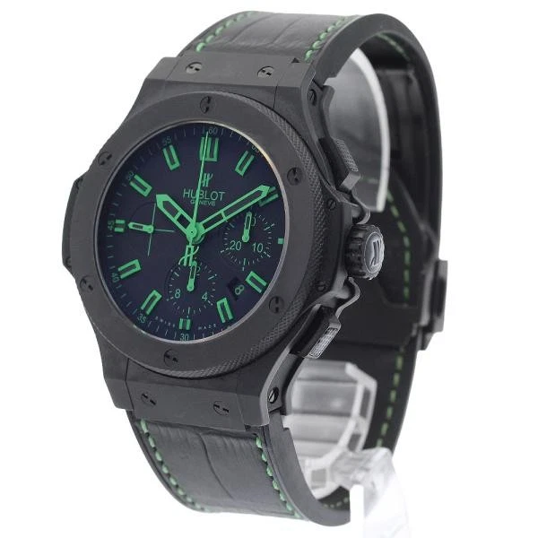 Hublot — Hublot Big Bang All Black Green 301.CI.1190.GR.ABG11 44mm Automatic Watch #C1863