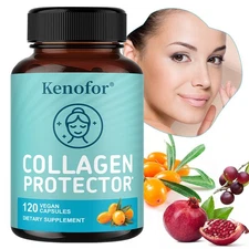 Collagen Protector Supports Promote Skin Elasticity Strong Hair Nails Health