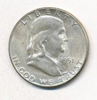 1951 S FRANKLIN SILVER HALF DOLLAR