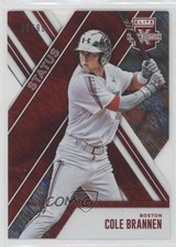 2017 Panini Elite Extra Edition Status Red Die-Cut 96/99 Cole Brannen #187 ni4