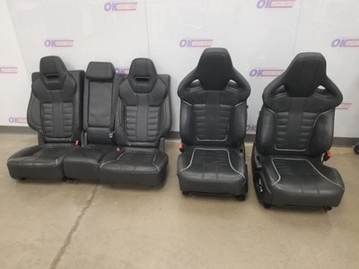 15 2015 RANGE ROVER SPORT SVR RECARO SYLE SEAT SET FRONT AND REAR BLACK 