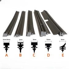 Universal Car Wiper Blade Refill | All-Season Windscreen Wipers | Rubber Strips