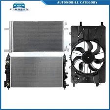 For 2010 2011-2015 Chevrolet Cruze Electric Radiator Condenser Cooling Fan Kit