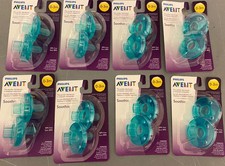 NEW LOT 16 Count Philips Avent Soothie 0-3m NICU Pacifiers BPA Free Green Baby