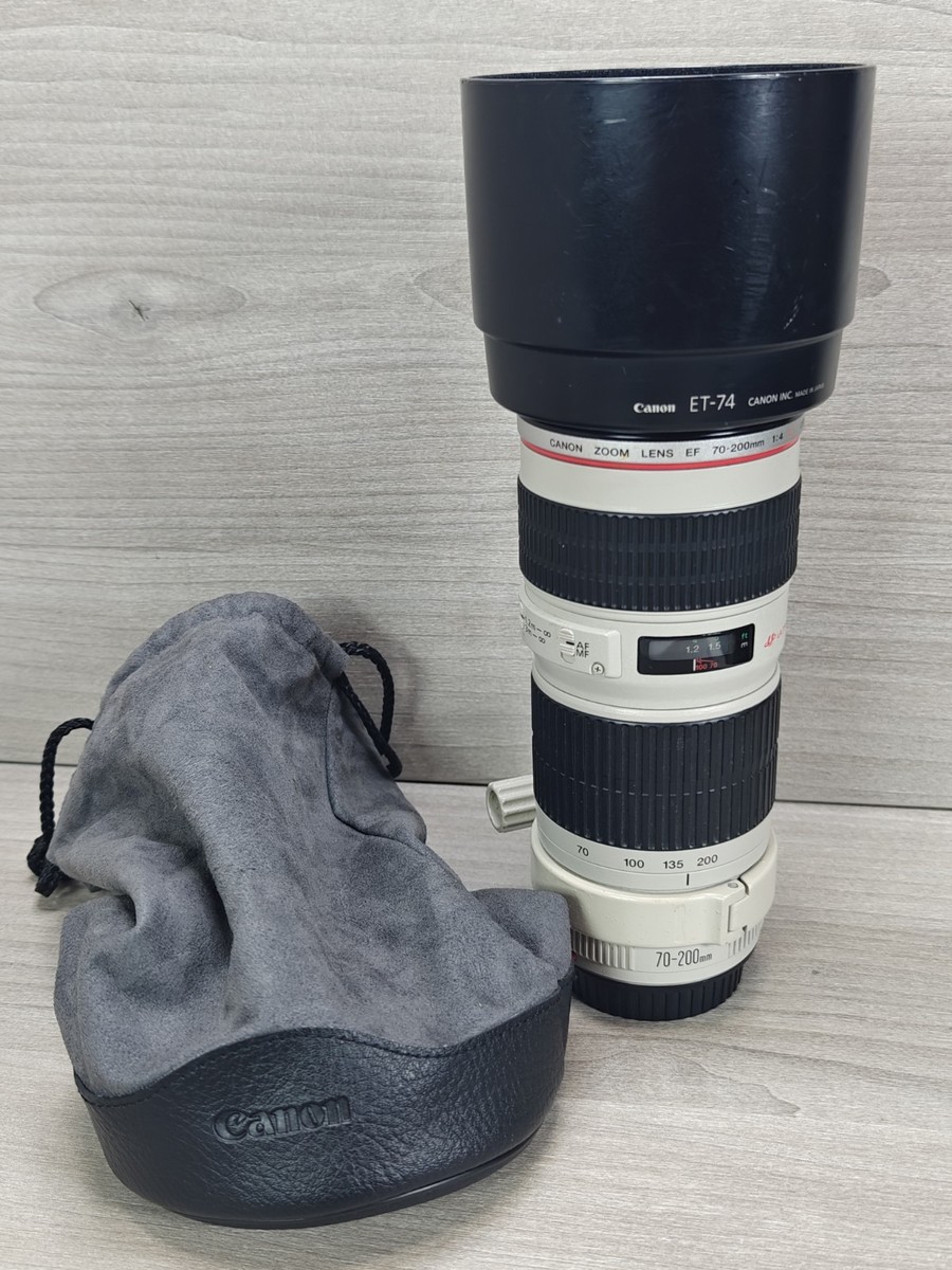 Canon Ultrasonic EF 70-200mm 1:4 EF L USM Zoom Lens & Tripod Mount