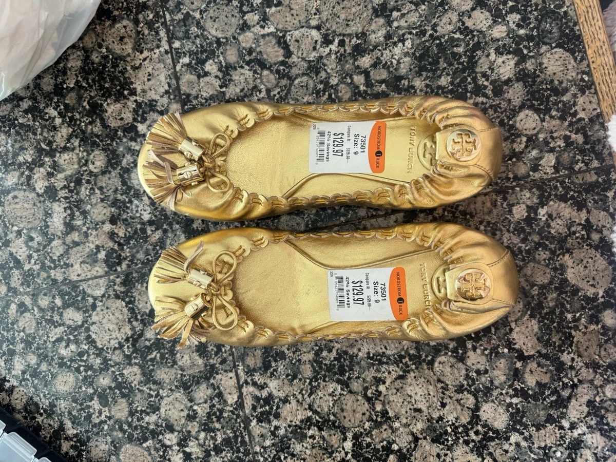 Tory Burch Gold Shoes for Women for sale | eBay