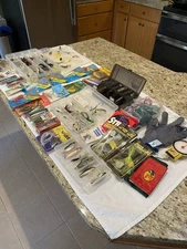 Huge Lot Fishing Lures Rapala Stanley Lunker Lure Plano Boxes Early 2000s