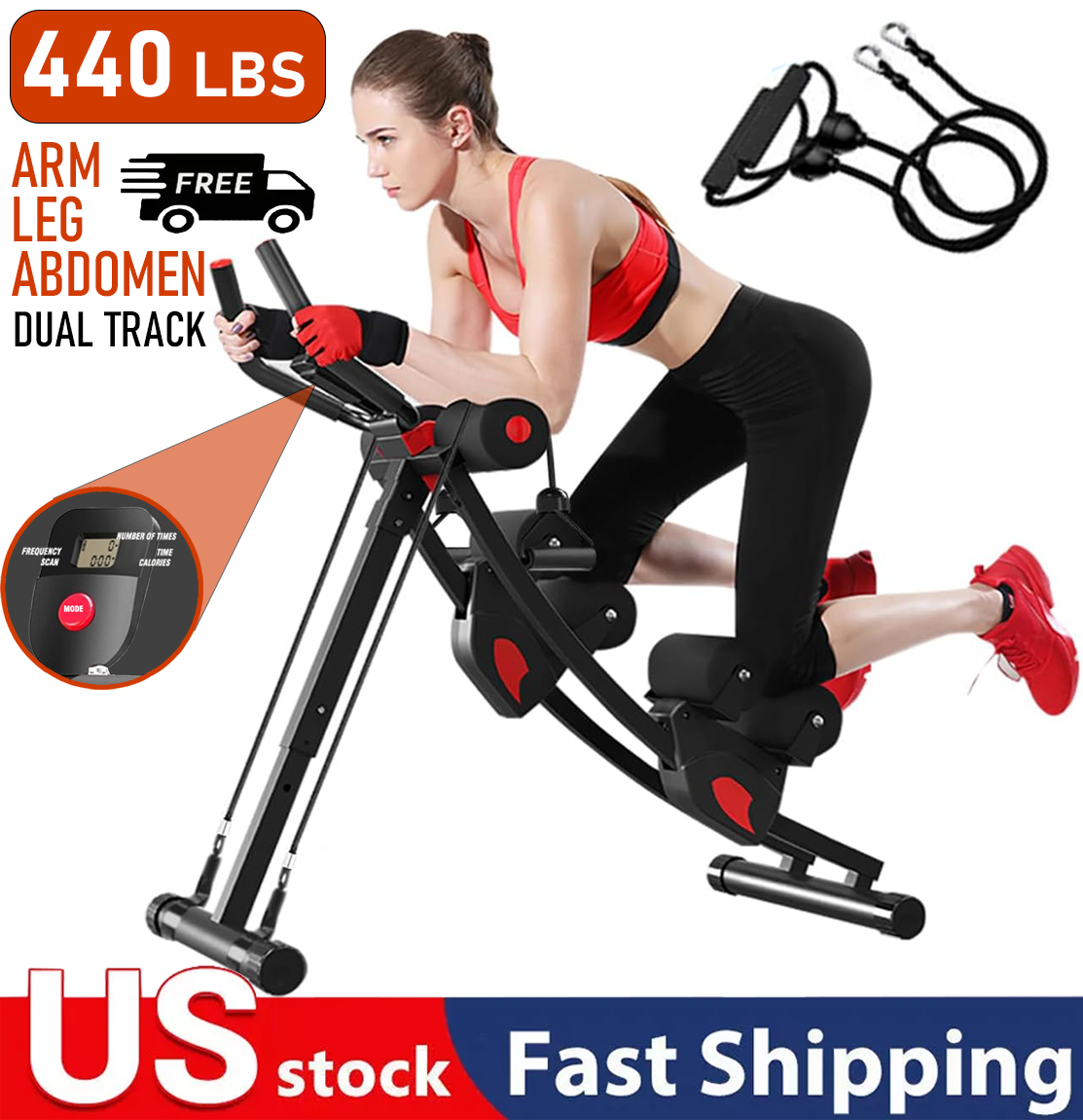 Body Shaper Gym Equipment Ab Abdominal Exercise Machine Crunch - Main Image