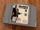 Madden Football 64 Nintendo 64 - 1997 Game Only, Tested & Works