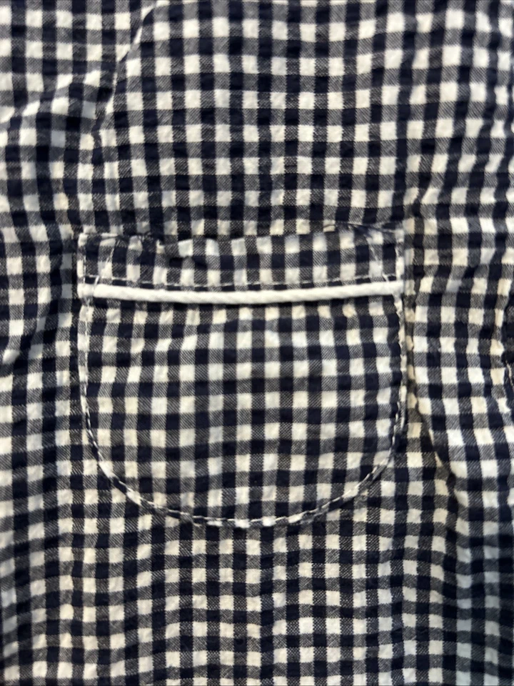 Hanna Andersson Bebé Guinga Mameluco Cuadros Niña Niño Talla 60 cm 3-6 Meses Foto 4 de 4