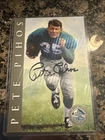 Pete Pihos Signed NFL Hall Of Fame Signature Series Card-JSA CK34413