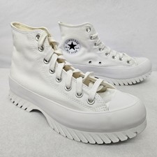 Converse Chuck Taylor All Star Lugged 2.0 Hi Top Shoes A00871C White Men's Sz 7