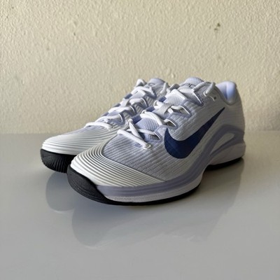 Nike Court Air Zoom Vapor 12 HC (White/ Indigo/ Ghost) US 10 Women s FV5554-102