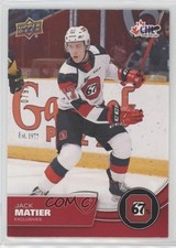 2021-22 Upper Deck CHL Exclusives 79/100 Jack Matier #58 06x7