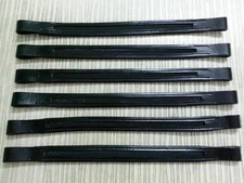 Lot 10 x 1 Leather Empty Channel Browband All Size  Shape 12  14 MM 