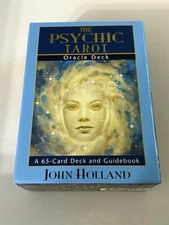 The Psychic Tarot Oracle Deck by John Holland 65 Cards & Guidebook  Complete