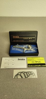 Vintage Iwata Airbrush Model HP-C with Box Papers Japan, 1983 Nos