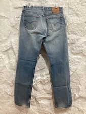 Vintage Levi  s Made in USA 501 Button Fly Denim Jeans 36X38 measures 33" x 34"