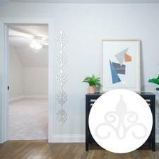  2 set fiore acrilico adesivo da parete fai da te autoadesivo della parete 3D