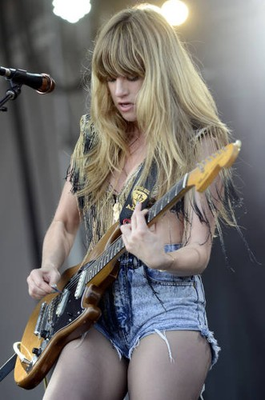#ad #ad Lindsey Troy of Deap Vally at the Austin City Limits Music Festiv Old Photo 4 AU $10.00