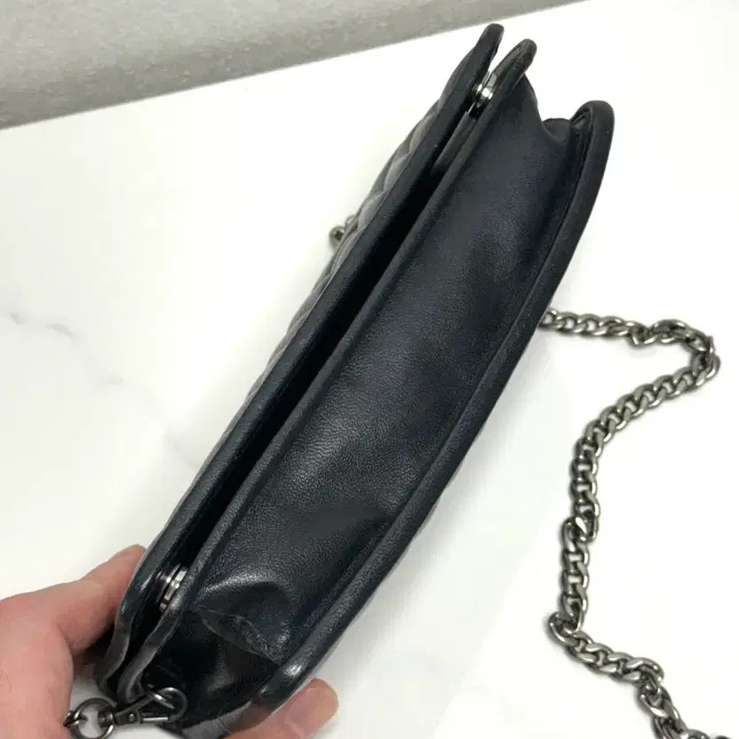 Prada Diagram Mini Chain Bag, Small, With Box thumbnail 4