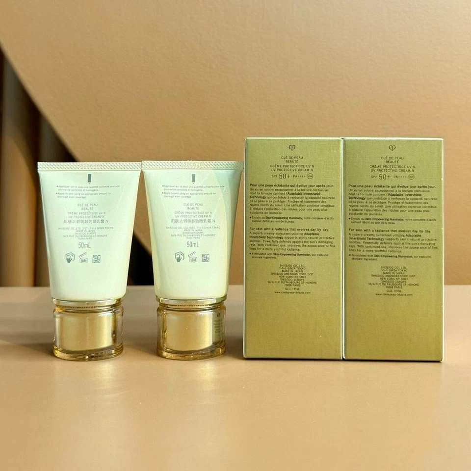 Cle de Peau Beaute UV Schutzcreme LSF 50+ 1,8oz/50ml (2er Pack) Versiegelte Box - Bild 3 von 3