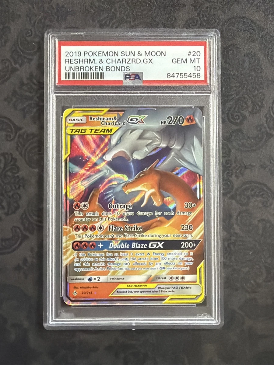 Reshiram Pokémon TCG Professional Sports Authenticator (PSA