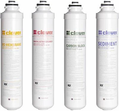 Aquverse Clover RO SYSTEM Filters SED,CM,RO50,CB