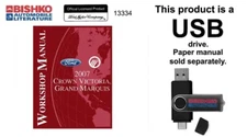 2007 Ford Crown Victoria, Town Car, Grand Marquis Shop Service Repair Manual USB
