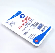 Dynarex Sterile Staple Removal Kit with Staple Remover and Gauze Sponge