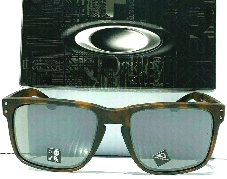 NEW* Oakley HOLBROOK Matte Tortoise PRIZM Black Iridium Sunglass 9102-F4 - Image 2 of 4