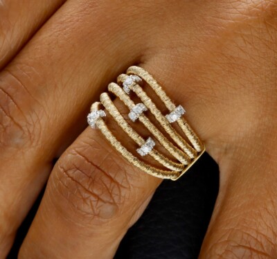 RING MIT BRILLANTEN aus 18 Kt Gold von PIERO MILANO