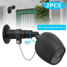 2 Pack Anti-Theft Security Chain Silicone Protective Cover For Arlo Pro 2 Camera