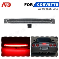For 1997-04 Chevy Corvette C5 Clear Lens LED Third 3rd Brake Light Stop RED Lamp