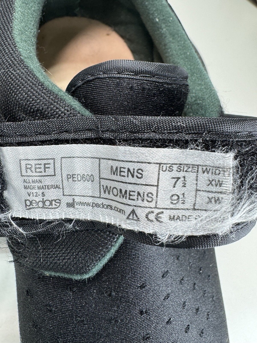 未使用】PEDORS ペドース PED 600 コンフォートシューズ黒 XW Pedors