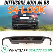 DIFFUSORE Modifica da STANDARD->S-LINE *S4 look* per ✨AUDI✨A4 B8 8K 2012-2015